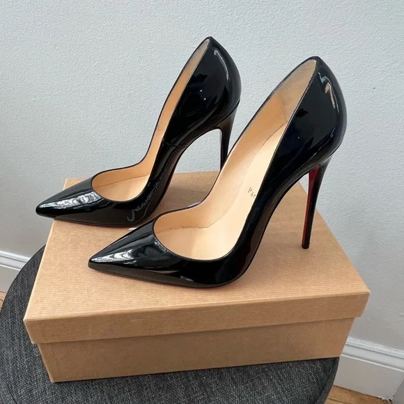 Christian Louboutin So Kate - Pumps Black Patent calf leather - Picture 2 of 11